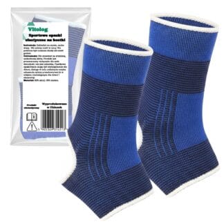 2x Opaska Kompresyjna na Kostkę Stabilizator Sportowy Ściągacz Kostki Stopy Elastyczna na Siłownię