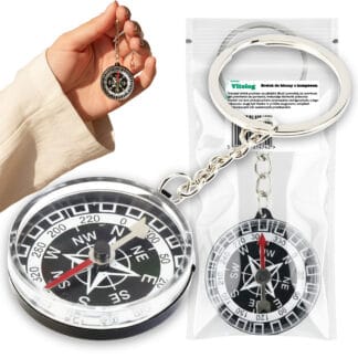 Kompas Turystyczny Wojskowy Busola Kompas Brelok Profesjonalny Kieszonkowy