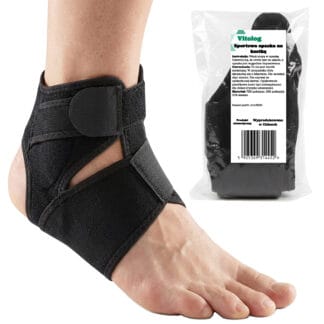 Opaska na Kostkę Uciskowa Kompresyjna Sportowa Stabilizator Ściągacz Usztywniacz Kostki