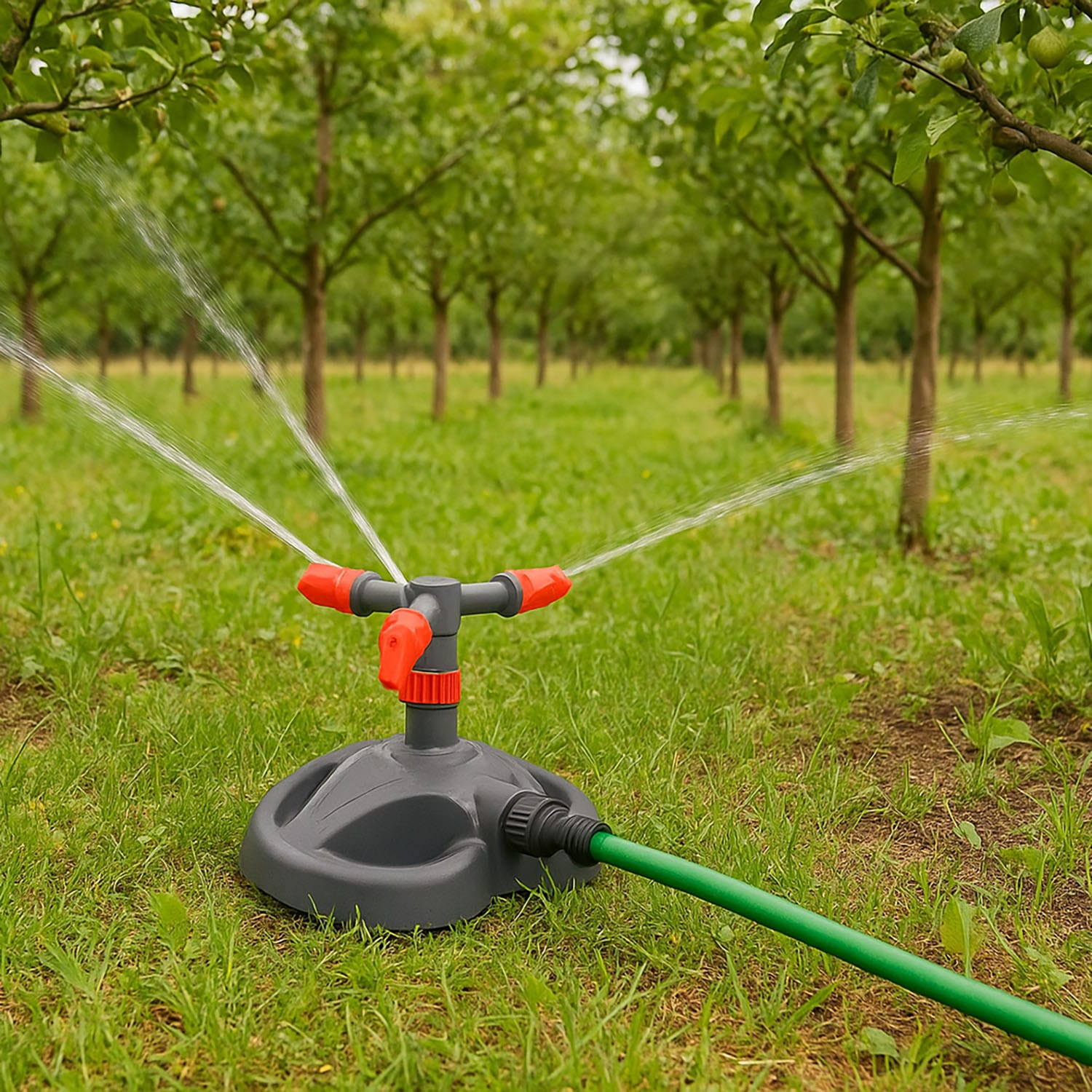 Zraszacz Ogrodowy Obrotowy do Węża Ogrodowego Podlewania Trawy Ogrodu Wody 3 Zraszacz Ogrodowy Obrotowy do Węża Ogrodowego Podlewania Trawy Ogrodu Wody - obrazek 3