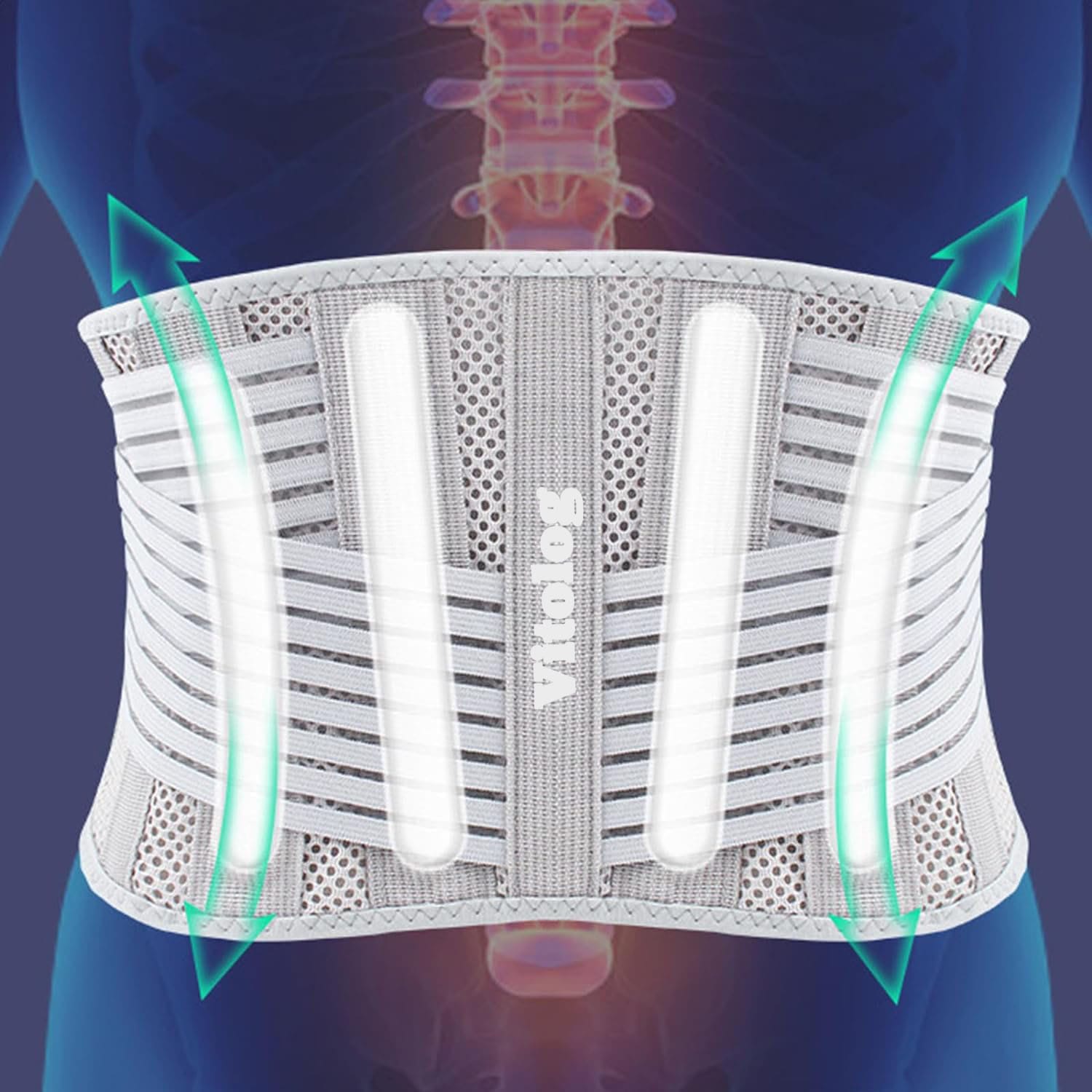 Pas Lędźwiowy Ortopedyczny Stabilizator Usztywniający na Kręgosłup Orteza 8 Pas Lędźwiowy Ortopedyczny Stabilizator Usztywniający na Kręgosłup Orteza - obrazek 8