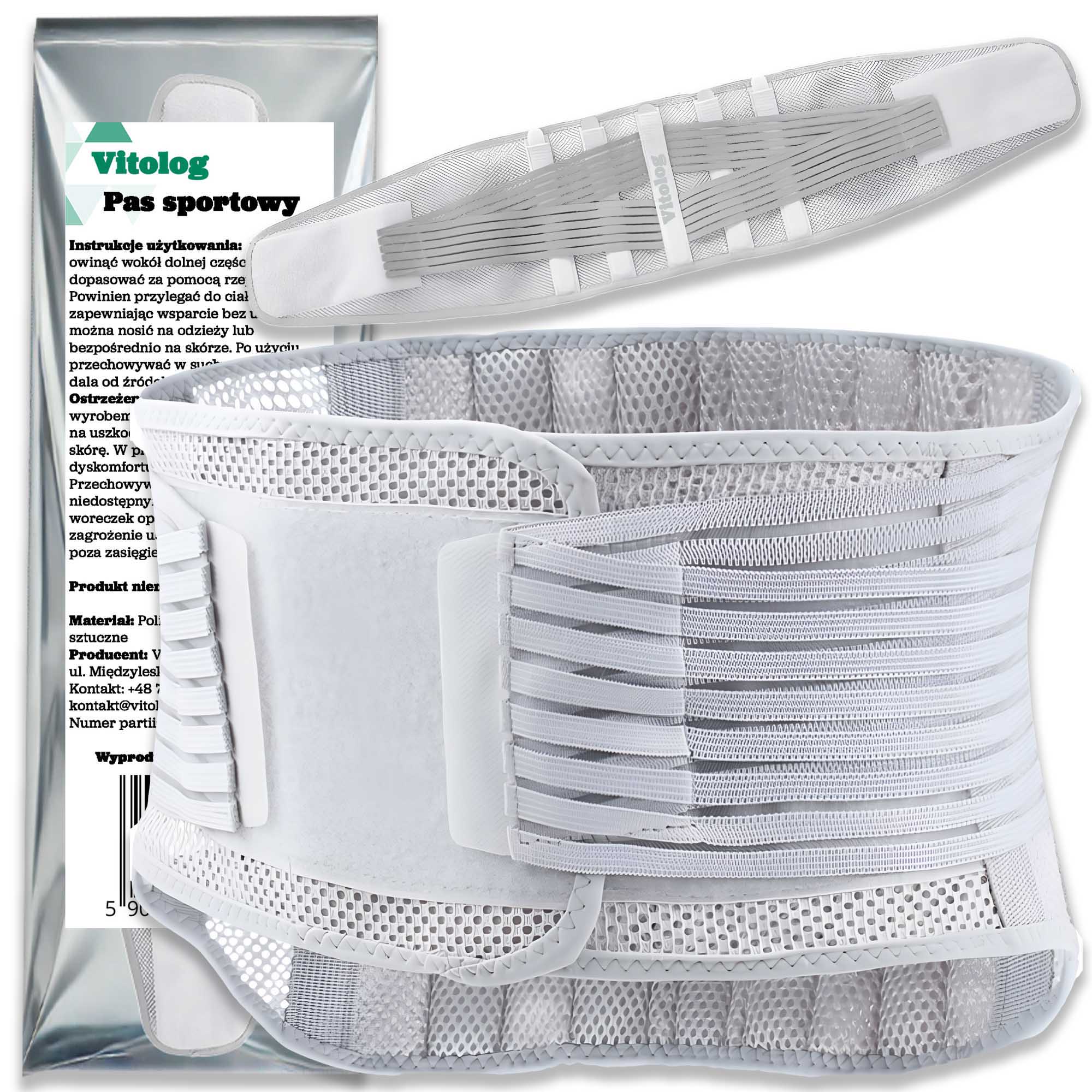 Pas Lędźwiowy Ortopedyczny Stabilizator Usztywniający na Kręgosłup Orteza 1 Pas Lędźwiowy Ortopedyczny Stabilizator Usztywniający na Kręgosłup Orteza