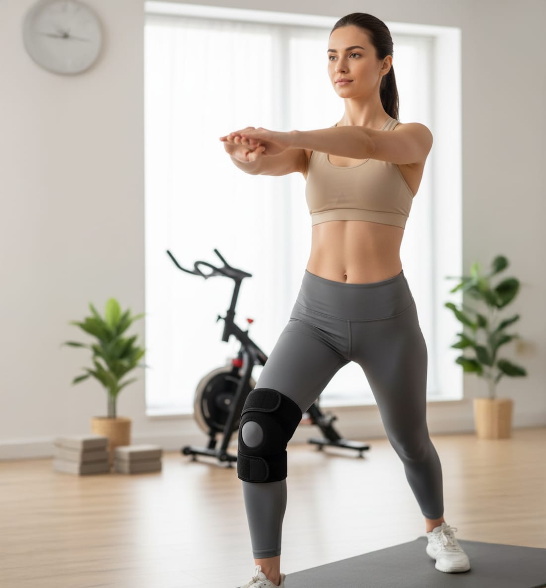 Stabilizator Kolana Opaska Ściągacz Usztywniacz na Kolano Rzepkę Sportowa Elastyczna 2 Stabilizator Kolana Opaska Ściągacz Usztywniacz na Kolano Rzepkę Sportowa Elastyczna - obrazek 2