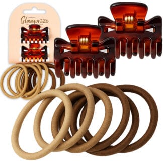 Gumki Klamry do Upinania Włosów Damskie Akcesoria Spinki Zestaw Gumek Gumka