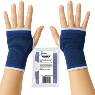 2x Opaska Uciskowa na Nadgarstek Stabilizator Nadgarstka Dłoni na Rękę Dłoń Sportowa Elastyczna na Siłownię