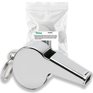 Gwizdek Sędziowski Metalowy Alarmowy Treningowy Turystyczny Survival Ostrzegawczy dla Dzieci i Dorosłych