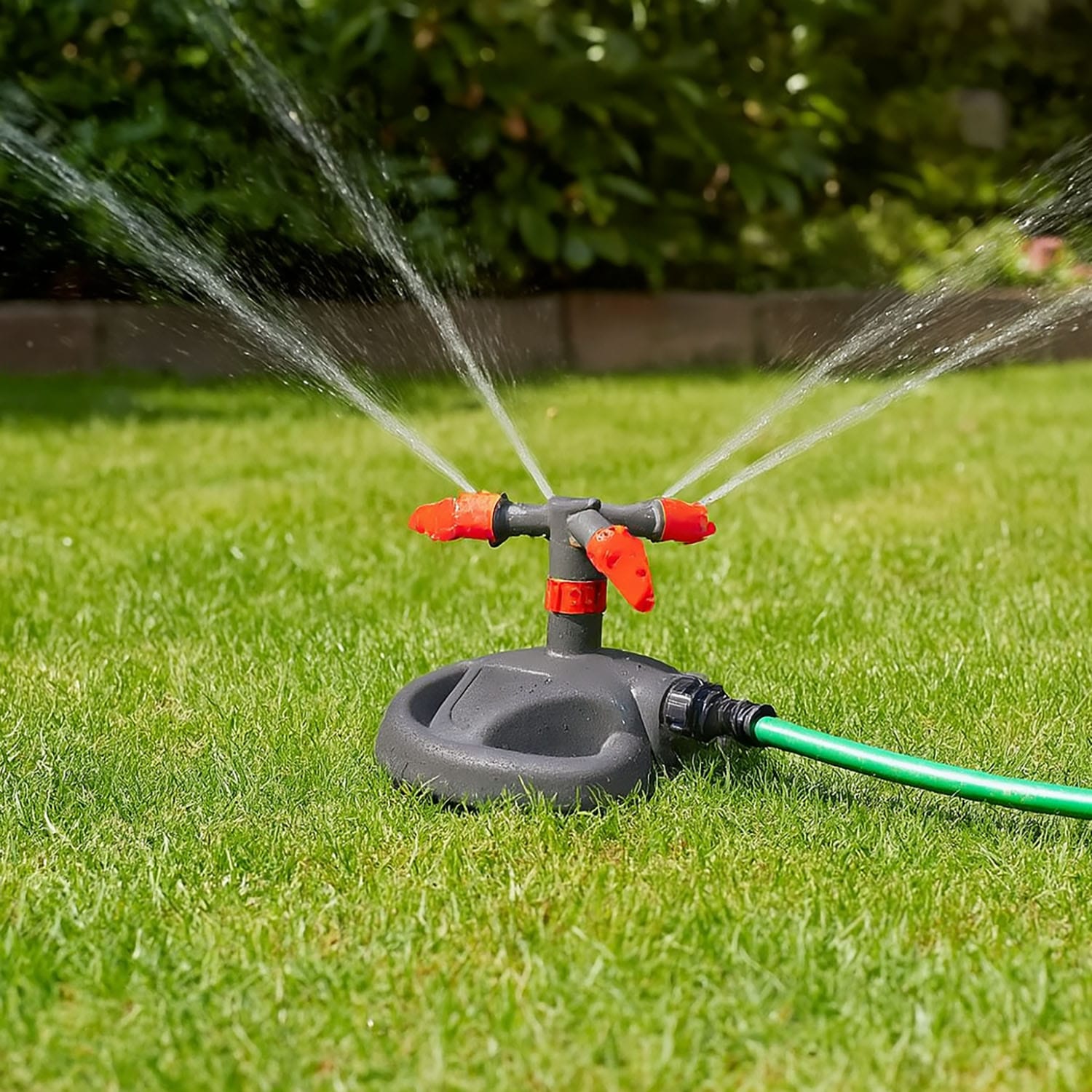 Zraszacz Ogrodowy Obrotowy do Węża Ogrodowego Podlewania Trawy Ogrodu Wody 2 Zraszacz Ogrodowy Obrotowy do Węża Ogrodowego Podlewania Trawy Ogrodu Wody - obrazek 2