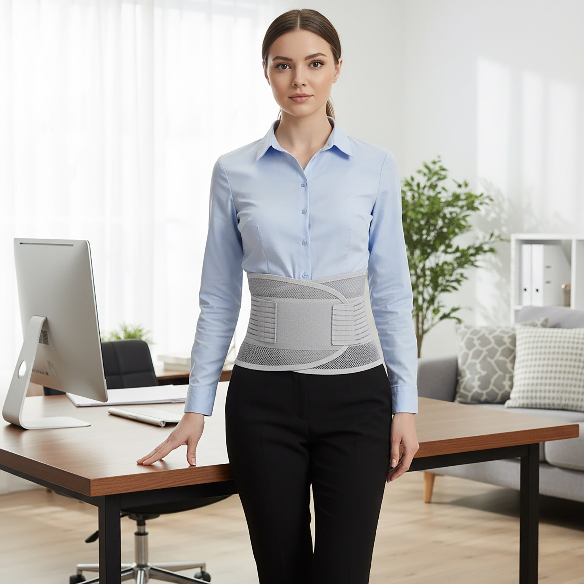 Pas Lędźwiowy Ortopedyczny Stabilizator Usztywniający na Kręgosłup Orteza 2 Pas Lędźwiowy Ortopedyczny Stabilizator Usztywniający na Kręgosłup Orteza - obrazek 2