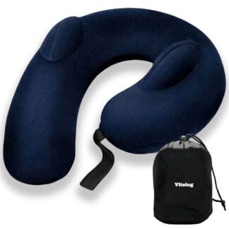 Poduszka Podróżna Dmuchana Turystyczna do Spania Samolotu Rogal na Szyję