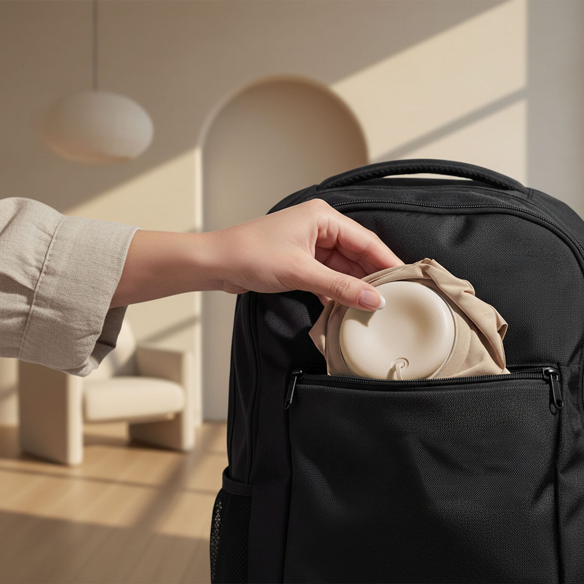 Poduszka Podróżna Dmuchana Turystyczna Rogal na Szyję do Spania Samolotu 4 Poduszka Podróżna Dmuchana Turystyczna Rogal na Szyję do Spania Samolotu - obrazek 4