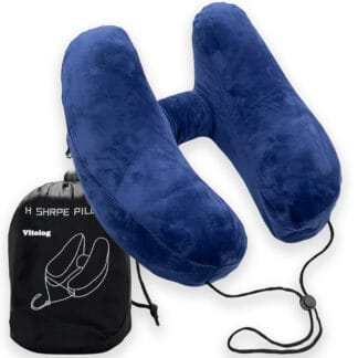 Poduszka Podróżna Dmuchana Turystyczna do Samolotu Rogal do Spania na Szyję