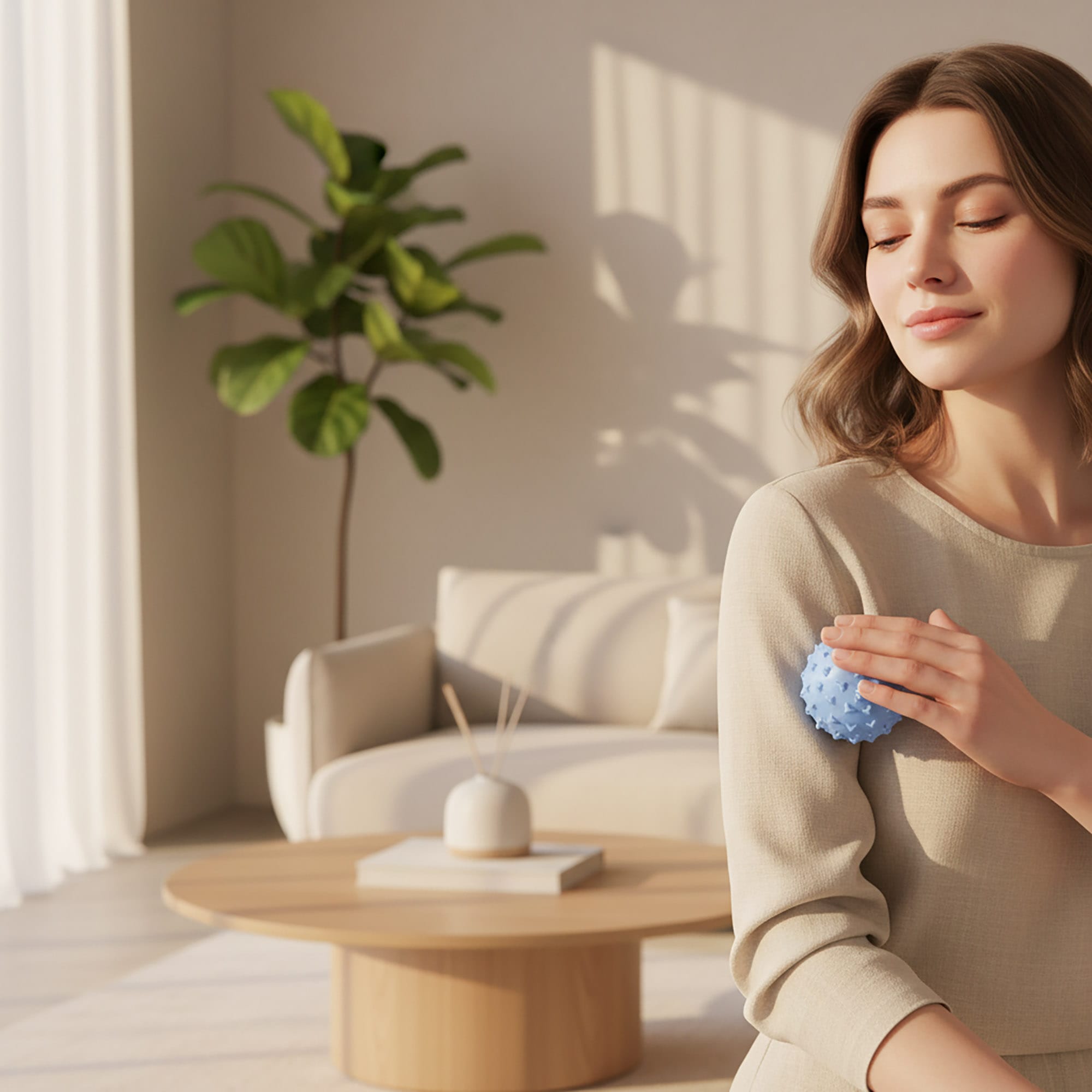 Piłka do Masażu Rolowania Mięśni Ciała Piłeczka Rehabilitacyjna z Kolcami 2 Piłka do Masażu Rolowania Mięśni Ciała Piłeczka Rehabilitacyjna z Kolcami - obrazek 2