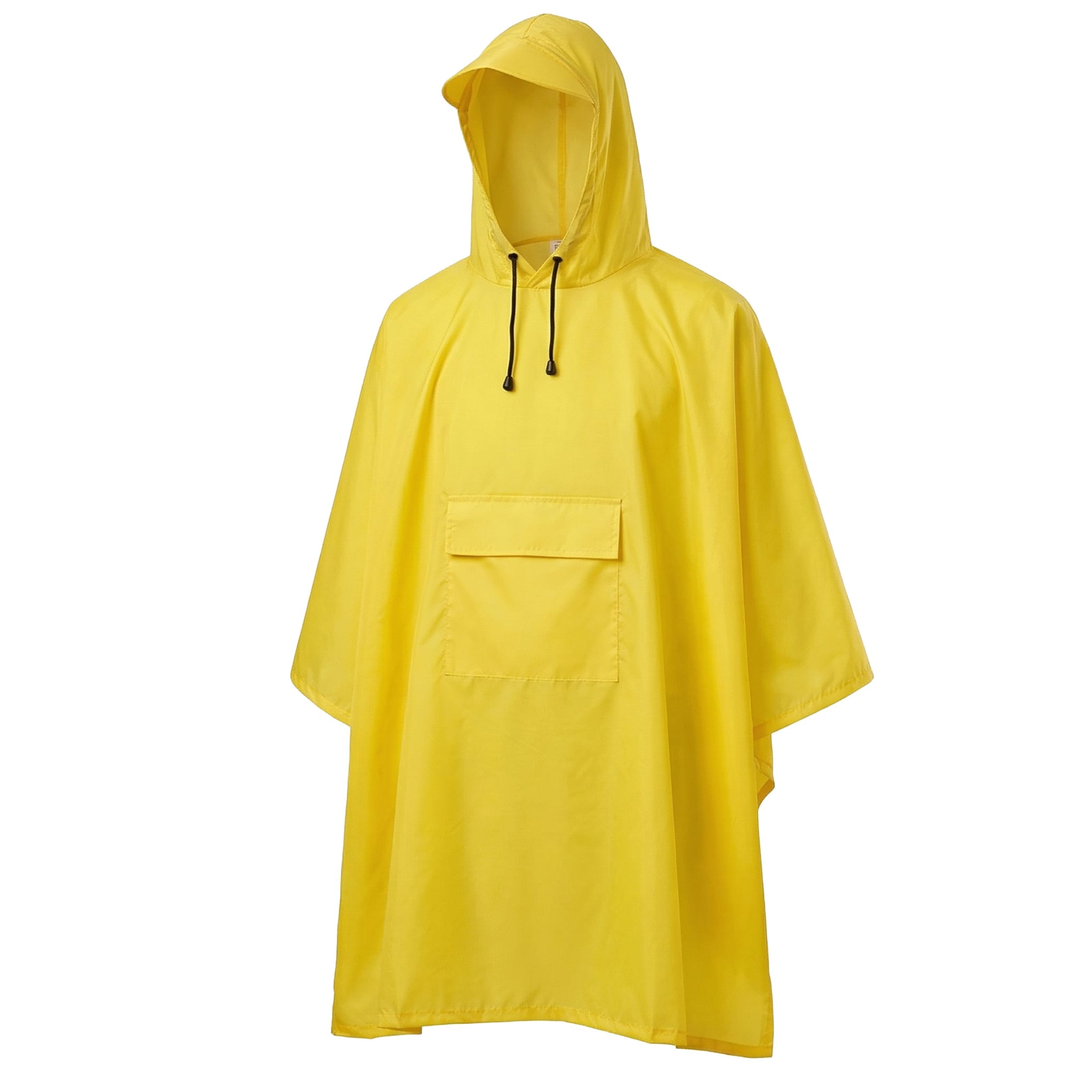 Płaszcz Przeciwdeszczowy Peleryna Ponczo z Kapturem Damski Męski Duży Żółty z Kieszenią i Daszkiem 11 Płaszcz Przeciwdeszczowy Peleryna Ponczo z Kapturem Damski Męski Duży Żółty z Kieszenią i Daszkiem - obrazek 11