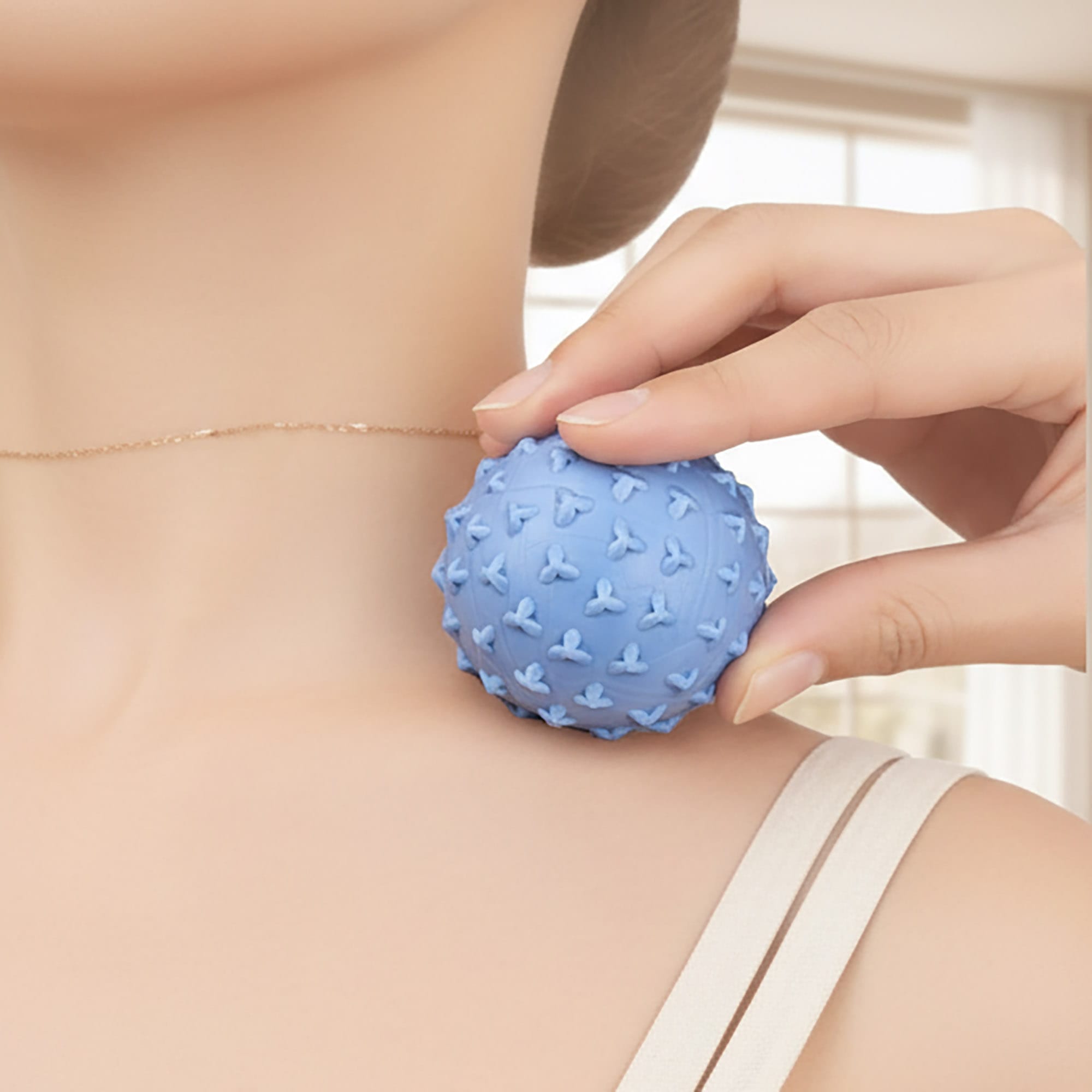 Piłka do Masażu Rolowania Mięśni Ciała Piłeczka Rehabilitacyjna z Kolcami 4 Piłka do Masażu Rolowania Mięśni Ciała Piłeczka Rehabilitacyjna z Kolcami - obrazek 4