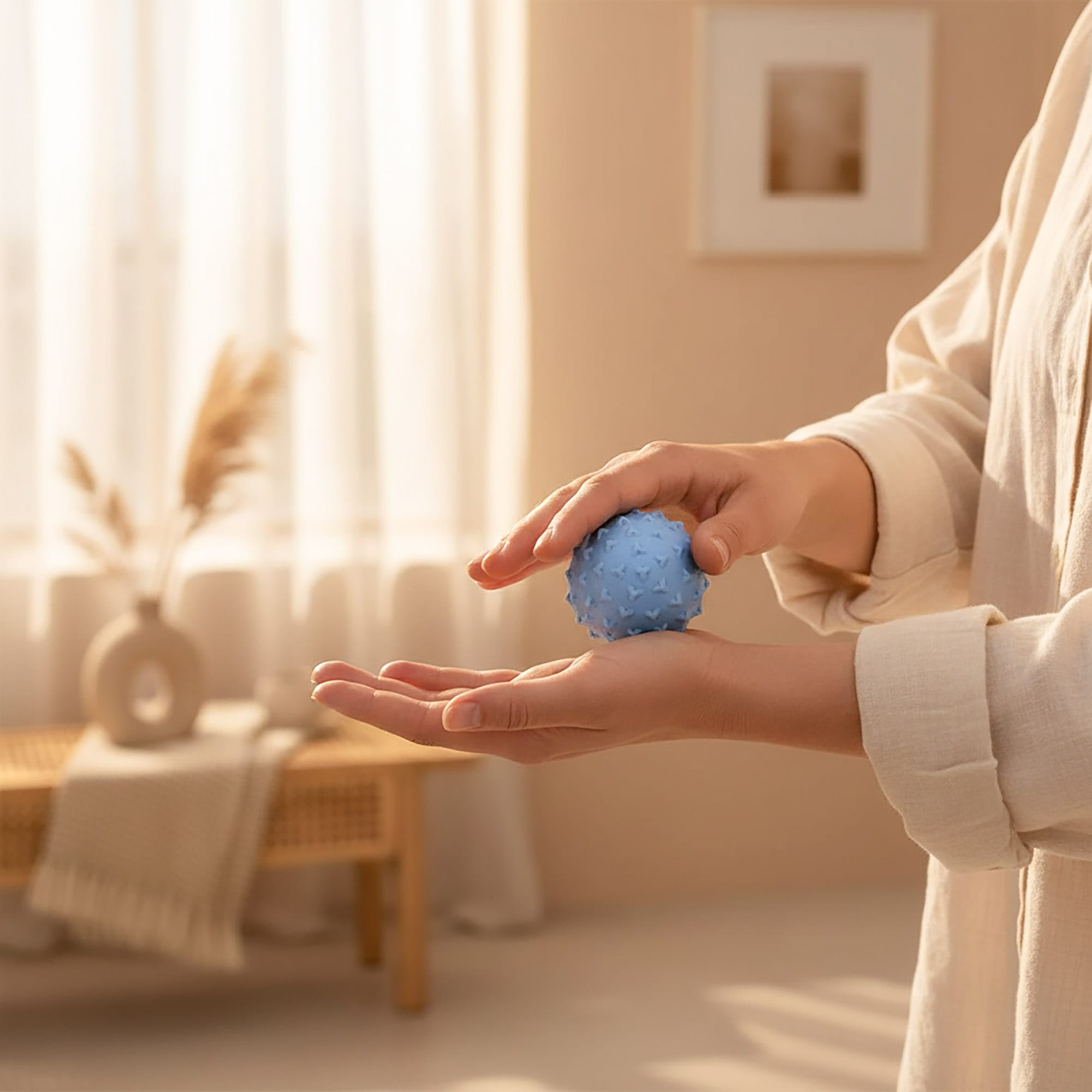 Piłka do Masażu Rolowania Mięśni Ciała Piłeczka Rehabilitacyjna z Kolcami 7 Piłka do Masażu Rolowania Mięśni Ciała Piłeczka Rehabilitacyjna z Kolcami - obrazek 7