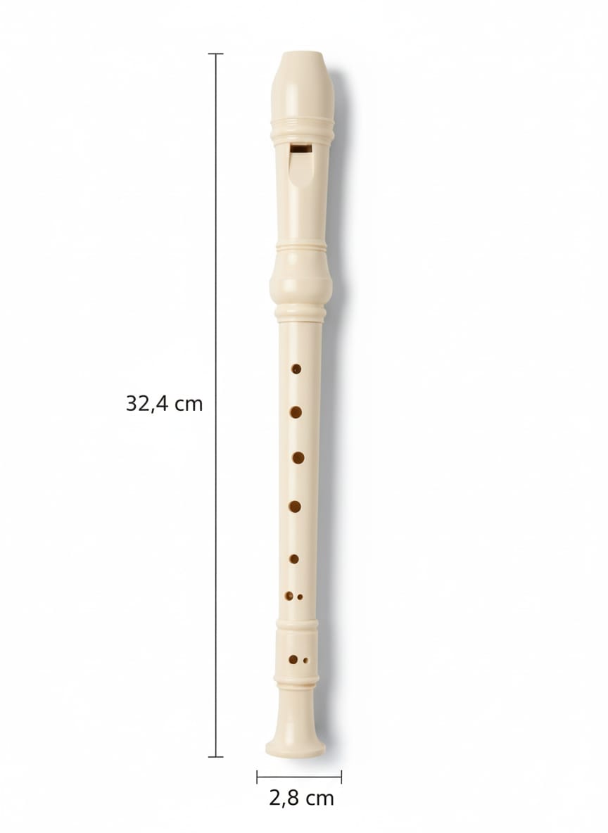 Flet Prosty Sopranowy Szkolny na Muzykę do Szkoły Nauki Grania Plastikowy + Czyścik 13 Flet Prosty Sopranowy Szkolny na Muzykę do Szkoły Nauki Grania Plastikowy + Czyścik - obrazek 13