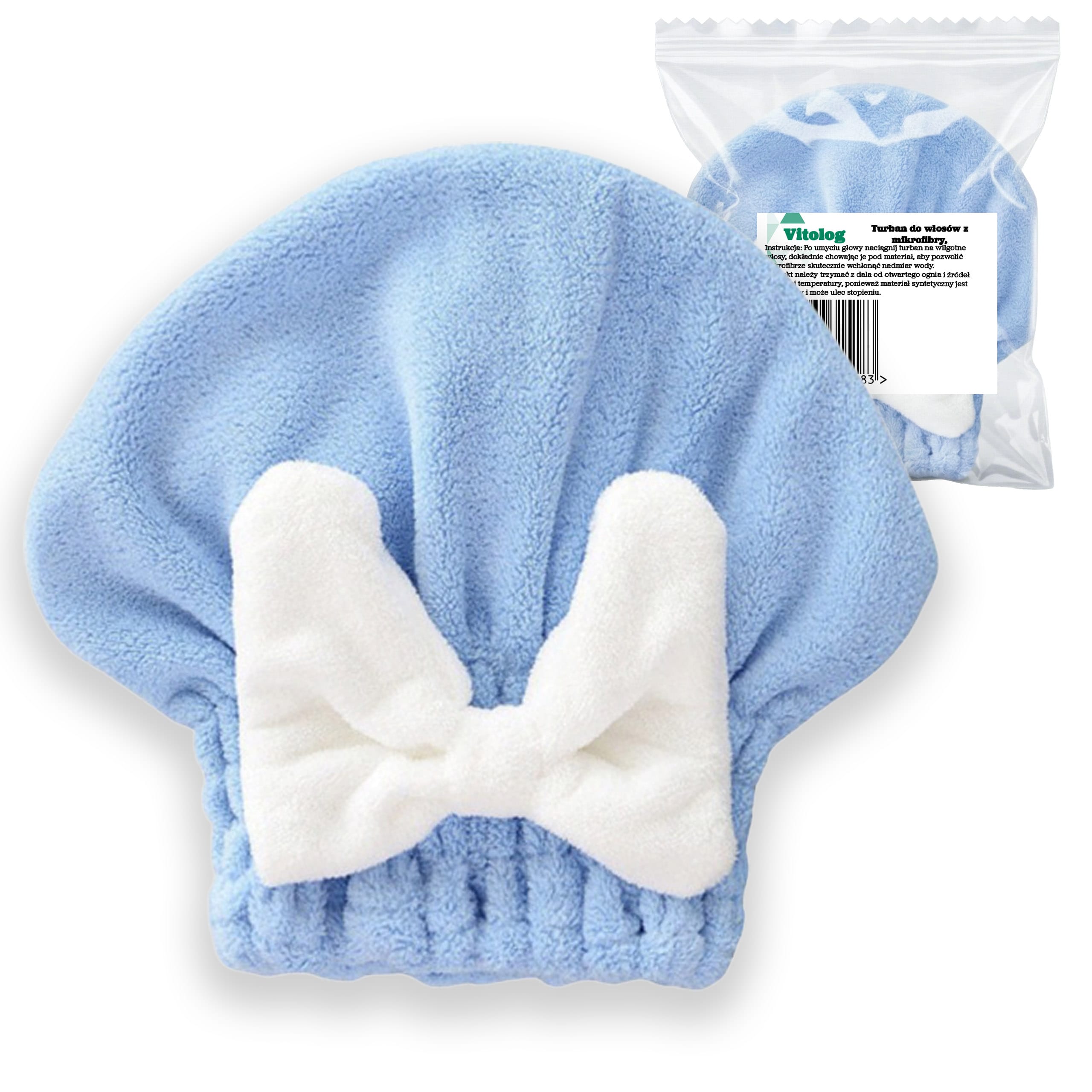 Ręcznik Turban na Głowę do Suszenia Włosów Szybkoschnący z Mikrofibry Gruby 1 Ręcznik Turban na Głowę do Suszenia Włosów Szybkoschnący z Mikrofibry Gruby