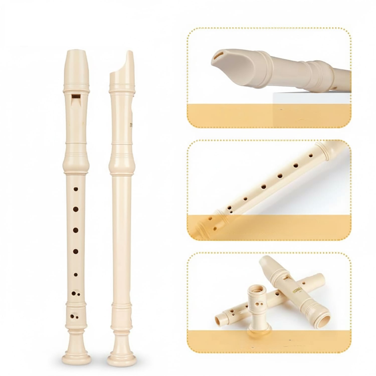 Flet Prosty Sopranowy Szkolny na Muzykę do Szkoły Nauki Grania Plastikowy + Czyścik 16 Flet Prosty Sopranowy Szkolny na Muzykę do Szkoły Nauki Grania Plastikowy + Czyścik - obrazek 16