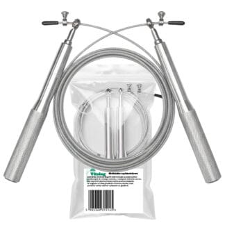 Skakanka Bokserska Treningowa Crossfit Regulowana do Ćwiczeń Stalowa Linka 3m