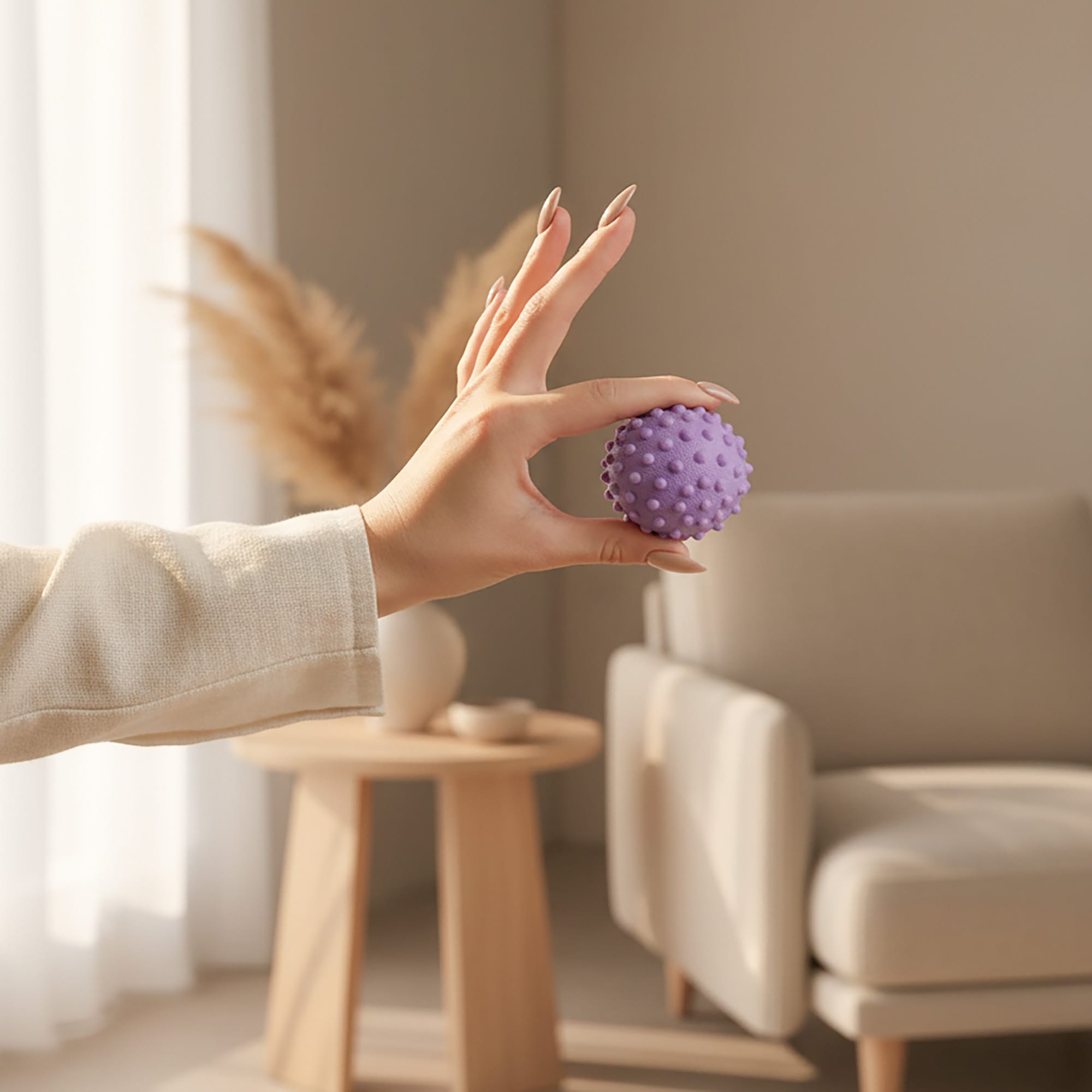 Piłka do Masażu Rolowania Ciała Mięśni Piłeczka Rehabilitacyjna z Kolcami 5 Piłka do Masażu Rolowania Ciała Mięśni Piłeczka Rehabilitacyjna z Kolcami - obrazek 5