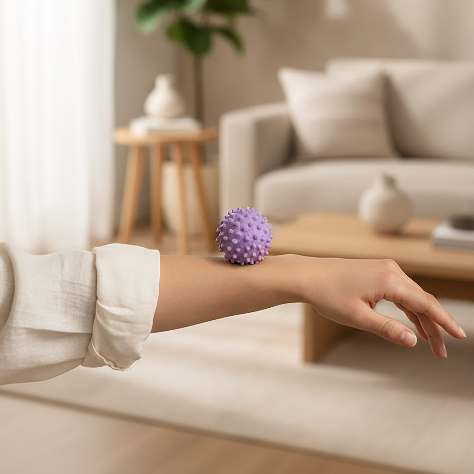 Piłka do Masażu Rolowania Ciała Mięśni Piłeczka Rehabilitacyjna z Kolcami 9 Piłka do Masażu Rolowania Ciała Mięśni Piłeczka Rehabilitacyjna z Kolcami - obrazek 9