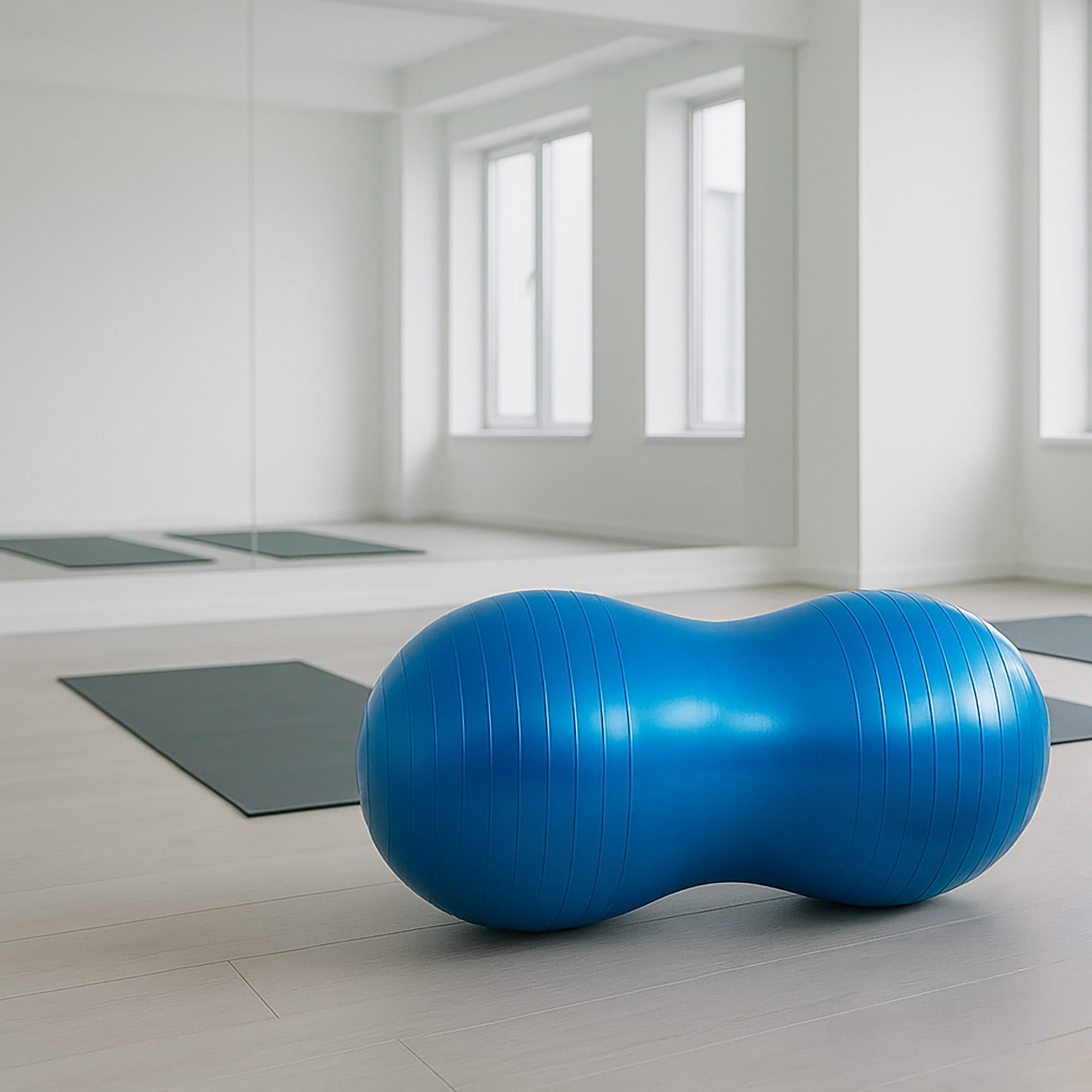 Piłka Rehabilitacyjna Gimnastyczna Do Ćwiczeń Fasolka Orzeszek Fitness Jogi 80x40 z Pompką 2 Piłka Rehabilitacyjna Gimnastyczna Do Ćwiczeń Fasolka Orzeszek Fitness Jogi 80x40 z Pompką - obrazek 2